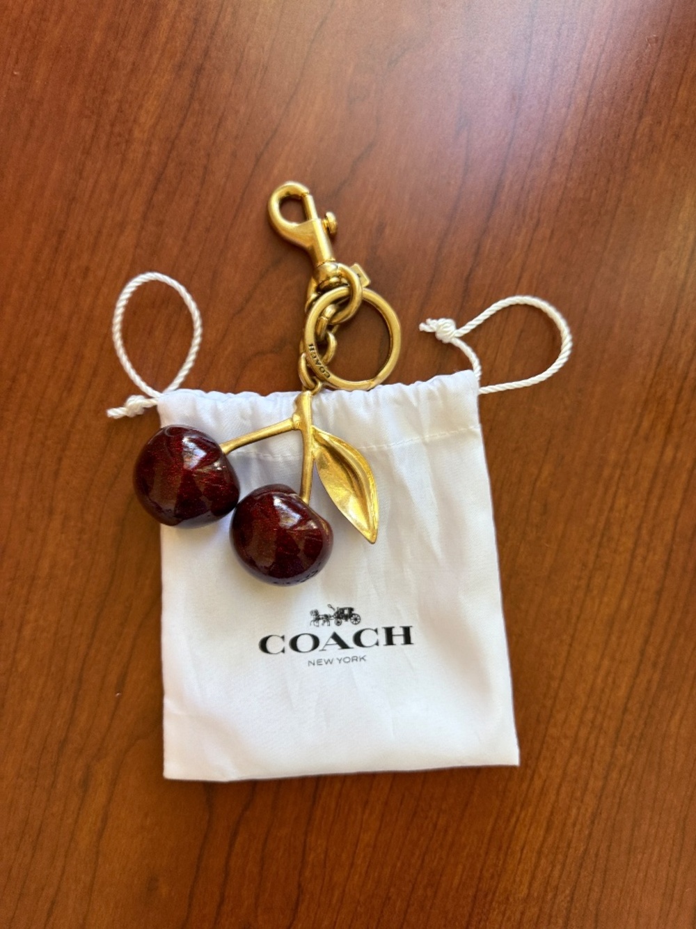 Coach Cherry Bag Charm - Picture 6 of 6